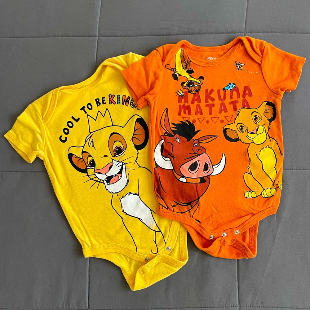 New!! Disney Lion King Onesies 18M